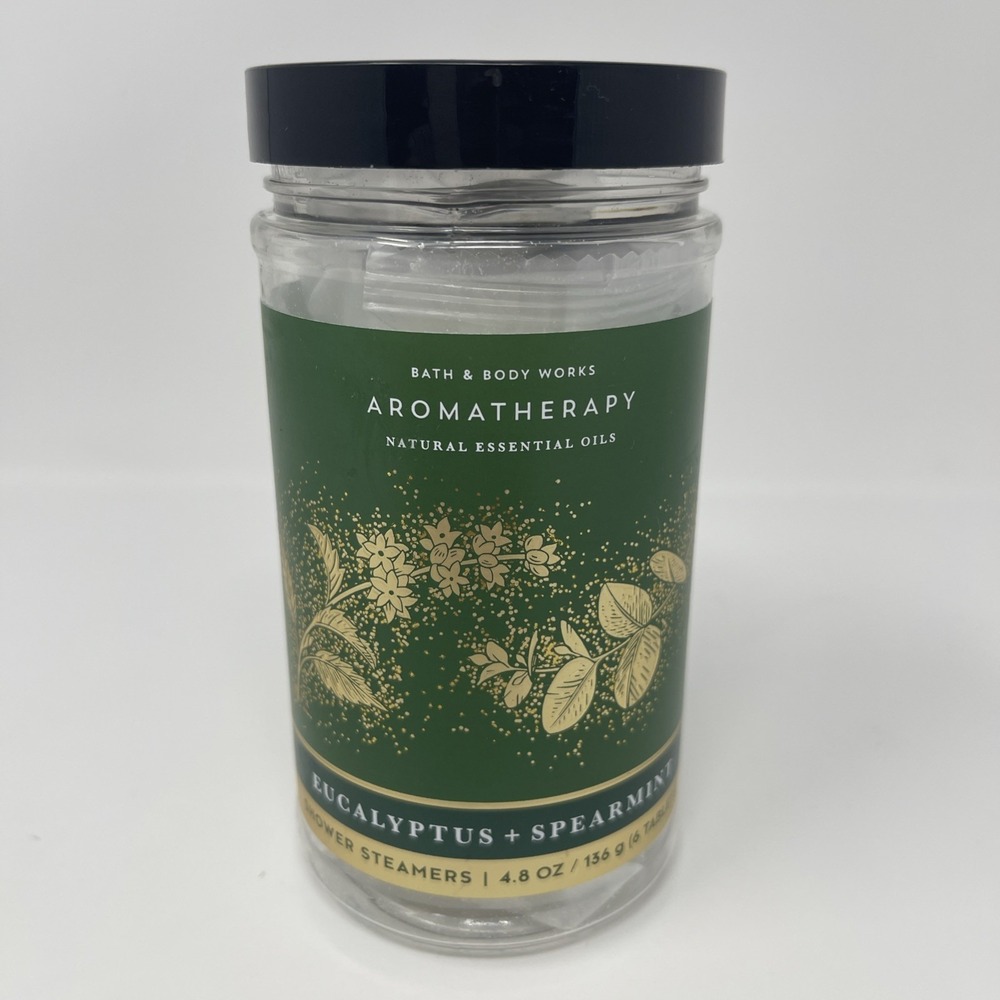 Bath & Body Works Eucalyptus Spearmint Aromatherapy Shower Steamers Six Tablets